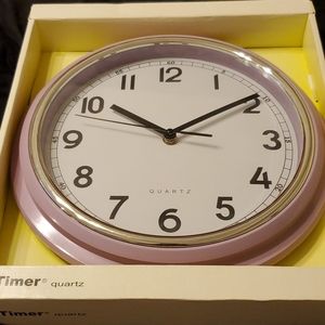 Purple Wall Clock